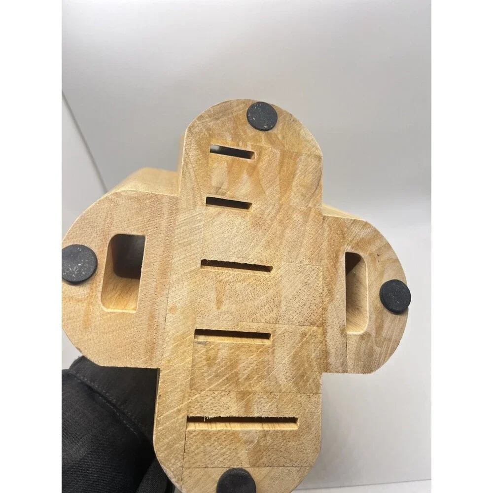 HOFFRITZ KNIFE WOOD BLOCK, Knive Organizer